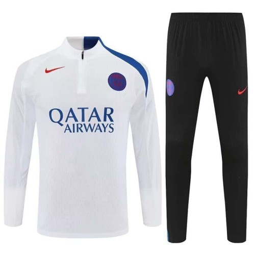 2025-26 Mens PSG white Jacket Tracksuit suit