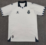 2025-26  Mens RCD Espanyol  away white Soccer Jersey