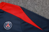 2025-26 KIDS  PSG Paris Baolan color half pull Tracksuit suit