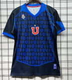 2025/26 Mens Universidad de Chile black Blue Soccer Jersey