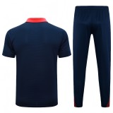 2025/26 Mens PSG polo blue short training suit