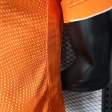 2025-26  Mens Netherlands Player  home orange soccer jersey