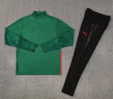 2025-26 Mens AC Milan Green half-pull Training suit