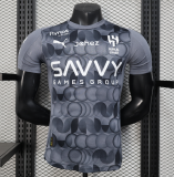 2025-26 Mens Al-Hilal third away  grey Player version soccer jersey
