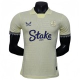 2025-26 Mens Everton third away yellow  Player version Soccer Jersey