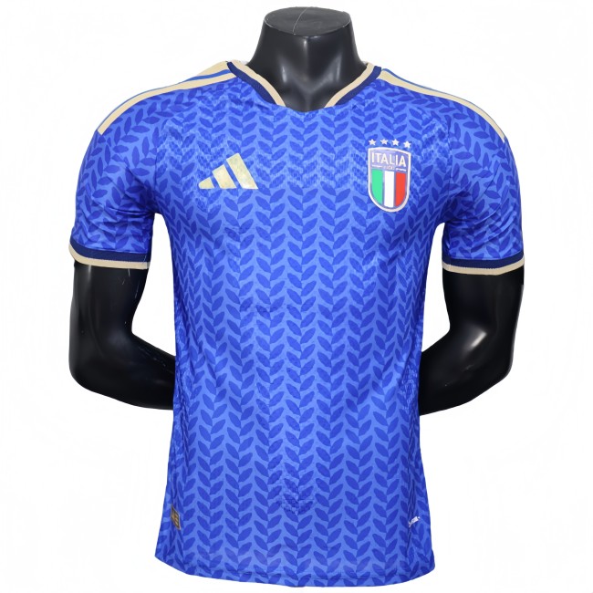 2026-27 Mens Italy home  Player version  blue soccer jersey