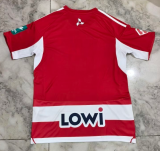 2025-26 with Sponor Logo Mens Granada home Red and white soccer Jersey