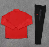 2025-26 Mens AC Milan red half-pull Training suit