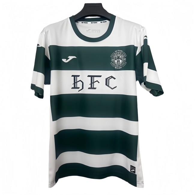 2025-26 Mens Hibernian 150th Anniversary Home Soccer Jersey