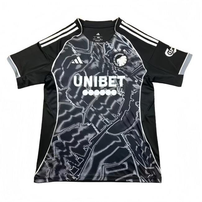 2025-2026 Mens FC Copenhagen Away Black Soccer Jersey