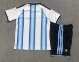 2025-26 Kids Argentina home soccer jersey