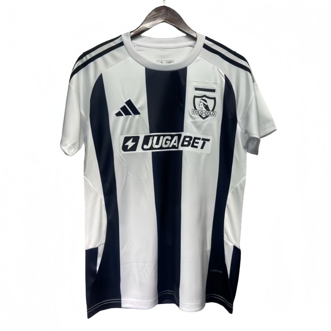 2025-26 Mens Colo-Colo white black soccer jersey