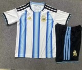 2025-26 Kids Argentina home soccer jersey