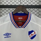 2025-26 Mens Club Nacional Pre-match  white  soccer jersey