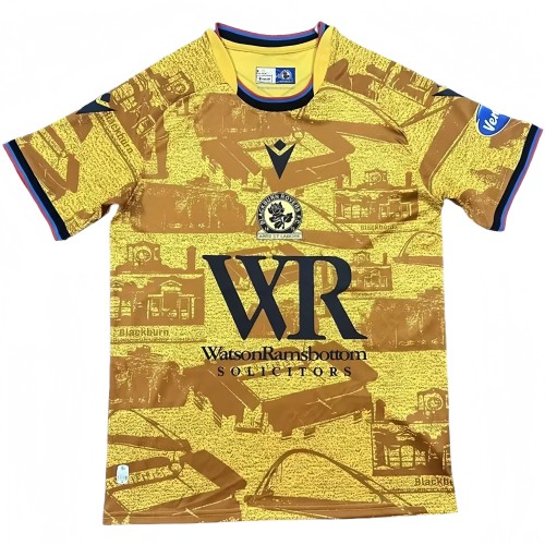 2025-26  Men’s Blackburn Rovers Third away yellow  soccer Jersey
