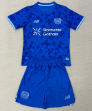 2025-26 Kids LeverKusen third away blue Soccer Jersey
