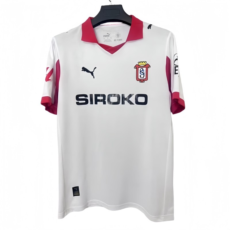 2025-26 Mens Sporting Gijon white Third away soccer  Jersey