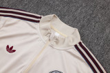 2025-26  Mens Ajax Half-pull  beige Training suit