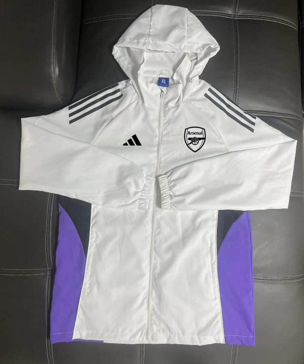 2025-26 Mens  Arsenal white  windbreaker