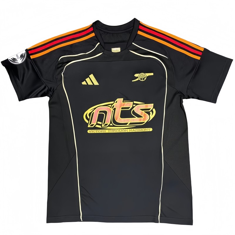 2025-26 Mens Arsenal Black Joint Edition soccer Jersey