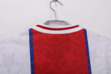 1995-96 Mens Retro psg Away white soccer Jersey