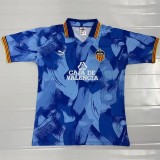 1990-1991 Mens Valencia Away Retro Soccer Jersey