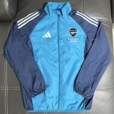 2025-26 Mens  Arsenal Lake blue Windbreaker
