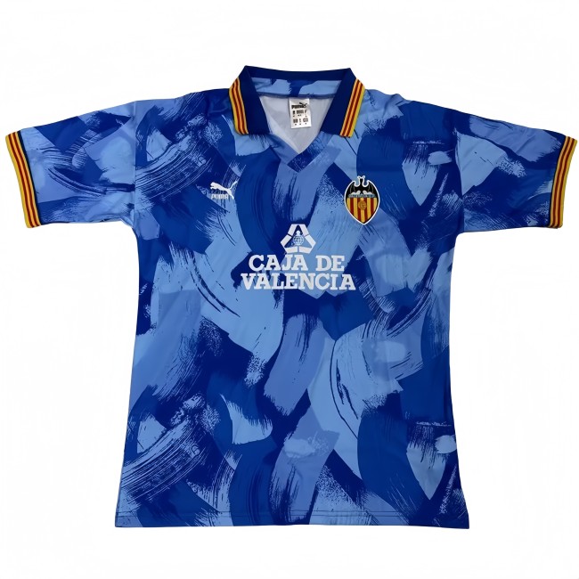 1990-1991 Mens Valencia Away Retro Soccer Jersey