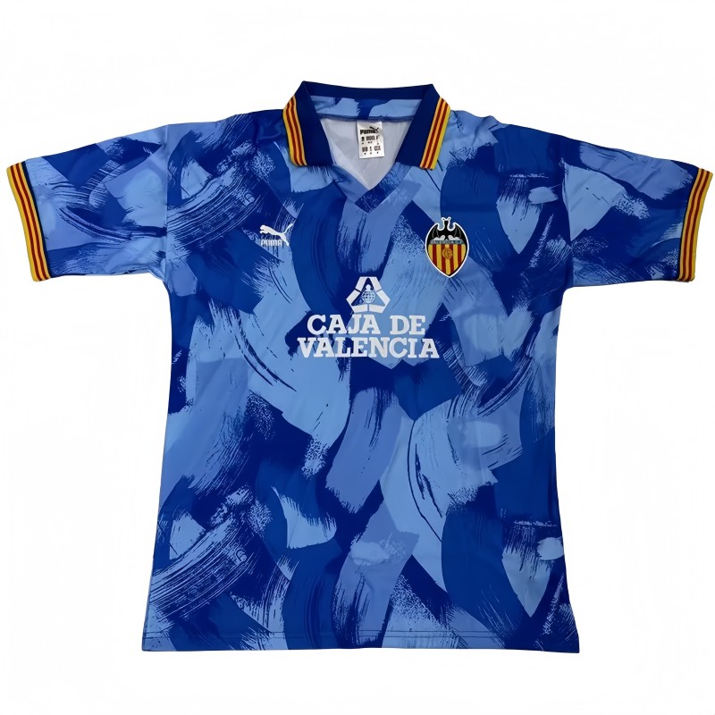1990-1991 Mens Valencia Away Retro Soccer Jersey