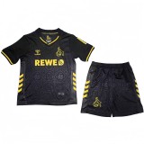 2025-26 Kids  FC Koln Third away black soccer jersey
