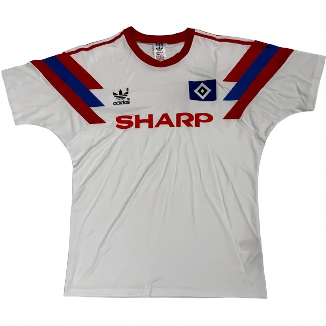 1990-1991 Hamburg SV Home Retro Soccer Jersey