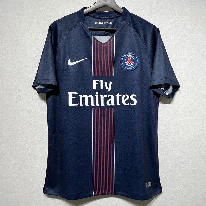 2016-17 Mens PSG Paris Home Retro Soccer Jersey