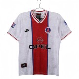 1995-96 Mens Retro psg Away white soccer Jersey
