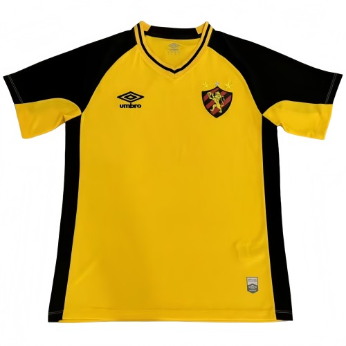 2025-26 Mens Recife Sports away yellow Soccer Jersey