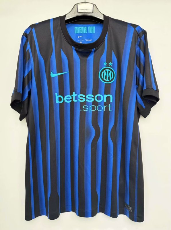 2025-26 Mens Inter Milan blue-black  Home 1:1  soccer  Jersey