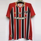 2025-26 Mens  Sao Paulo  red away 1:1 Soccer Jersey