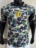 2025-26 Mens  Bathing APE Green Special Edition Player Version soccer jersey