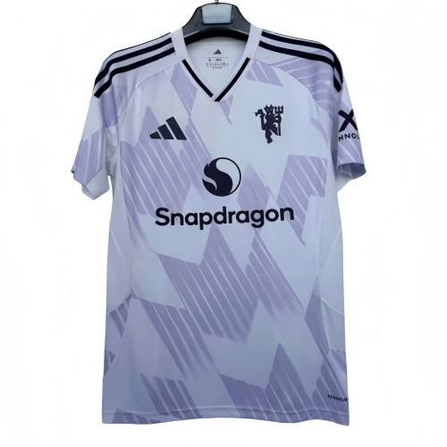 2025-26 Mens Manchester United  away white soccer Jersey