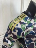 2025-26 Mens  Bathing APE Green Special Edition Player Version soccer jersey