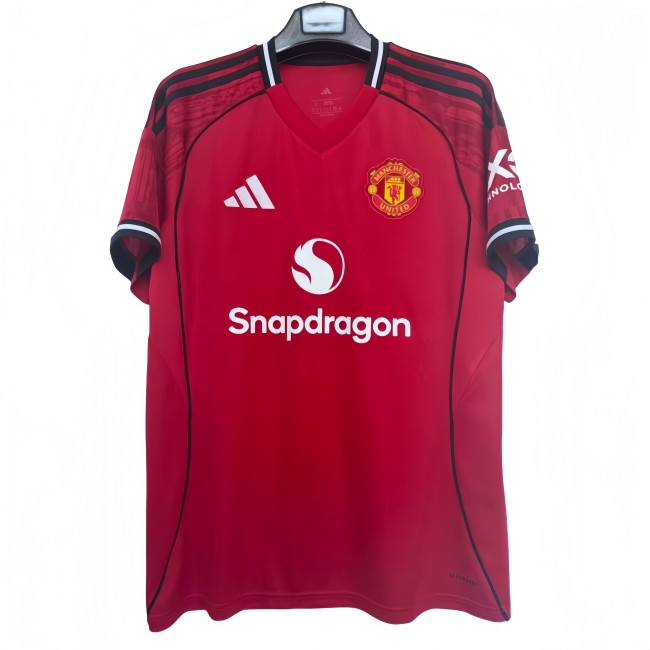 2025-26 Mens Manchester United red home 1:1  Soccer Jersey