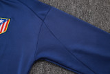 2025-26 Mens  Atletico Madrid  cyan Jacket Tracksuit
