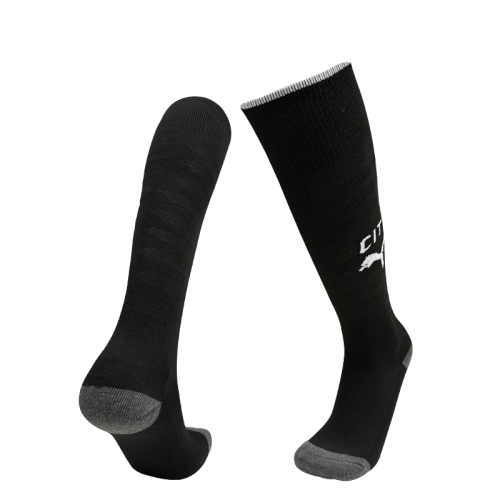 2025-26  Manchester City  away black football socks
