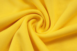 2025-26 Mens Brazil yellow Half-pull Tracksuit