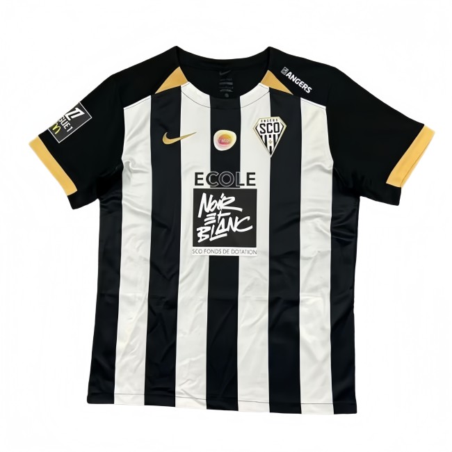 2025-26 Mens Angers SCO Home Fans Soccer Jersey
