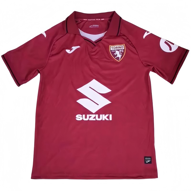 2025-26 Mens Torino Home red Fans Soccer Jersey