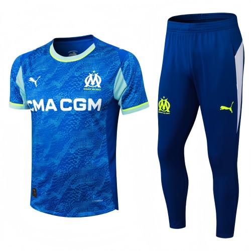 2025-26 Mens Marseille light blue Training Short Suit