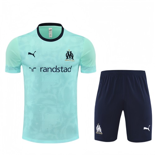 2025-26 Mens Marseille green Training Short Suit