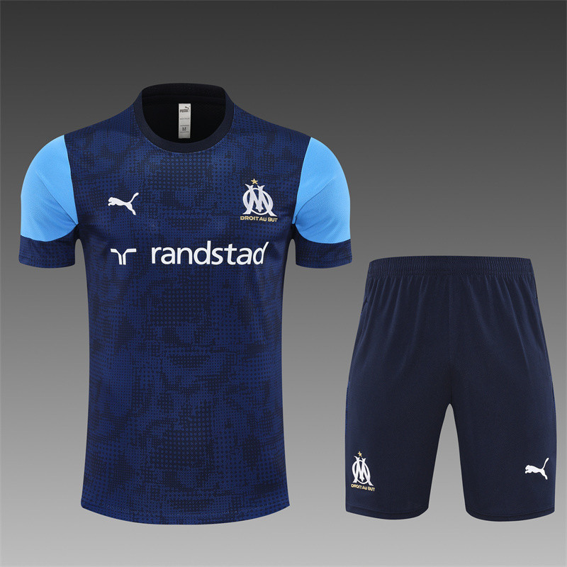 2025-26 Mens Marseille blue Training Short Suit
