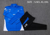 2025-26 Mens Al-Hilal blue Half Pull Tracksuit
