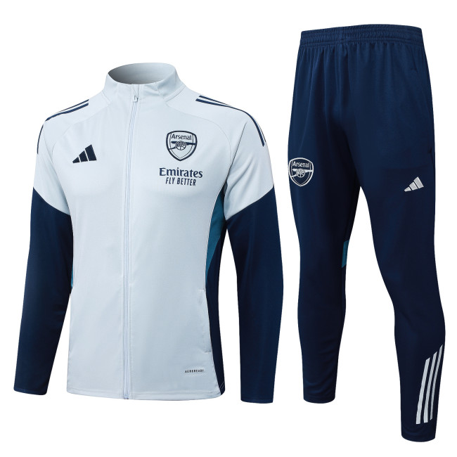 2025-26 Mens Arsenal Grey jacket Tracksuit